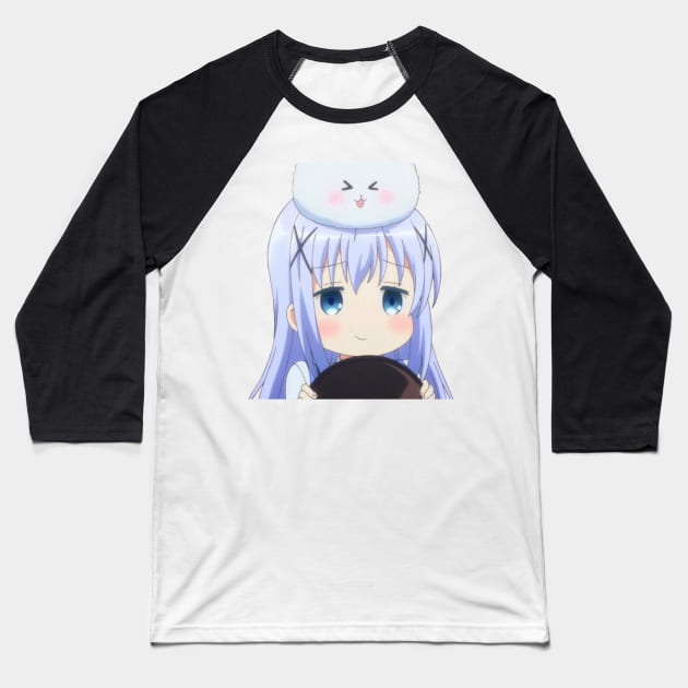 Chino Smug Baseball T-Shirt by KokoroPopShop